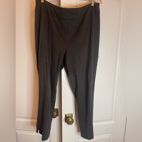 Ryan Wythe pull on pants houndstooth/ checked pattern size 18W - Picture 1 of 5